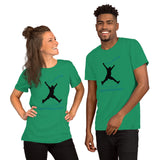Short-Sleeve Unisex T-Shirt: big logo face, small logo interior ### T-shirt unisexe à manches courtes: grand logo face, petit logo intérieu