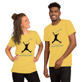 Short-Sleeve Unisex T-Shirt: big logo face, small logo interior ### T-shirt unisexe à manches courtes: grand logo face, petit logo intérieu